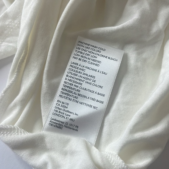 Free People Beach Bethany Midi Dress Ivory / White Large - Picture 16 of 16